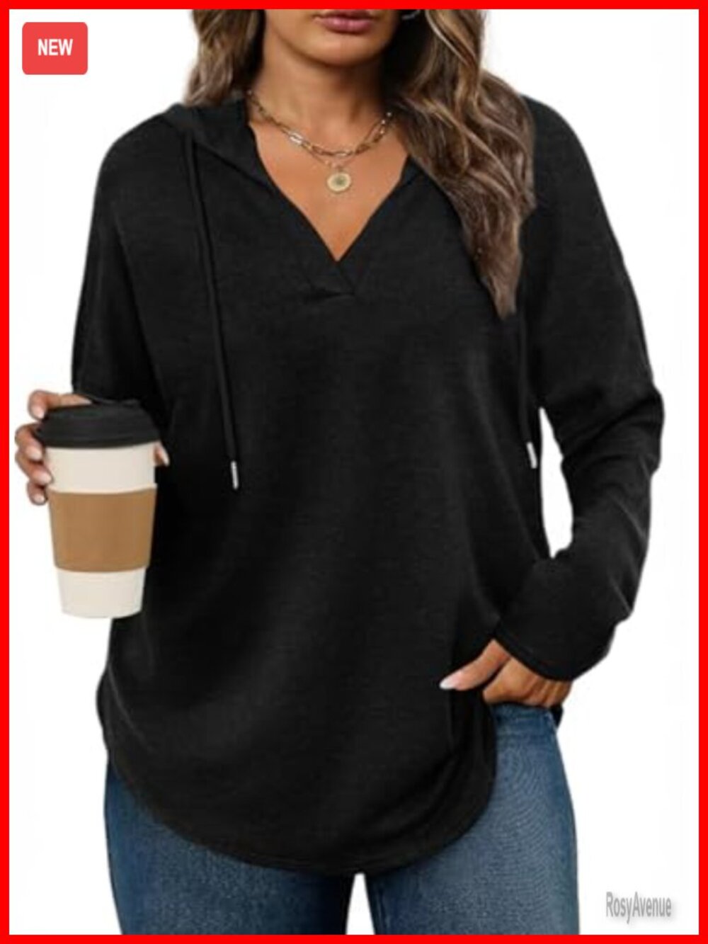 Plus Size Oversized Hoodie Long Sleeve Drawstring Sweatshirt Pullover